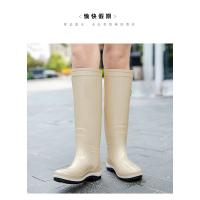 Botas de Lluvia de Moda para Mujeres Altas, Suaves, Antideslizantes, Impermeables con Estilo Sencillo - details 18