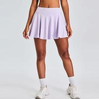 Falda de tenis plisada de línea A, pantalones cortos deportivos de cintura alta, falda para mujer, gimnasio, ejercicio, deportes, falda para correr, ropa deportiva ligera - details 3