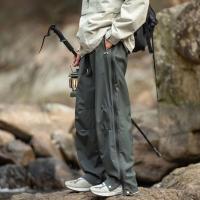 2024 Decheng Logo Mixed Color Cargo Mujer, Pantalones Jogger Nylon con Cremallera y Múltiples Bolsillos para Hombres - details 8