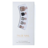 Uñas de Pies Falsas Negras Pieza de Salto de Gel Arte Decoración de Uñas para el Hogar DIY Belleza - details 4