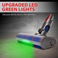 Cabezal de limpieza cepillo de rodillo suave para Dyson V7 V8 V10 V11 G5 accesorio de aspiradora inalámbrico con luces LED de polvo para suelo duro - details 4