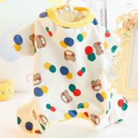 Suministros para mascotas, pijamas de algodón para perros, camiseta interior transpirable con patrón de oso para perros, ropa fina para cachorros y gatos - details 2