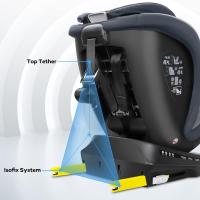 Silla de Coche Giratoria 360 con ISOFIX, 40-150cm (0~36kg), Aprox. 0-12 años (Gris) - details 5