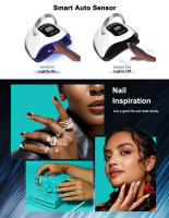 SUN X19 MAX-secador de uñas UV profesional, lámpara de esmalte de Gel de secado rápido, 72 cuentas, 320W - details 2