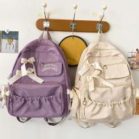 Mochilas Linda Mochila Escolar Estudiantes Estilo Universitario Bowknot Personalidad Kawaii Bolsas para Mujeres Niñas - details 14