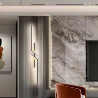 Lámpara de pared LED minimalista para decoración del hogar, candelabro lineal moderno para interiores, luz de noche montada en la pared del dormitorio - details 0