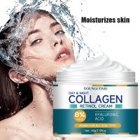 Crema de colágeno hidrata profundamente, nutre la piel para restaurar la elasticidad, brillo, hidratante, antiarrugas, envejecimiento, reduce los poros - details 3