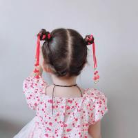 Accesorios de fotografía, decoración de tela, regalo, banda para el pelo para niños, accesorios de ropa Han, cuerda trenzada para el cabello, accesorios chinos para el cabello - details 5