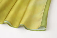 TRAFZA-Vestido largo hasta el tobillo con hombros descubiertos para mujer, traje asimétrico con pliegues y cremallera, moda de verano - details 8