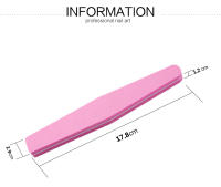 Parkson-limas de uñas para manicura, esponja para lijar, barra de esponja de 1 piezas, doble cara, herramienta para quitar uñas, pulidor, 100/180 - details 1
