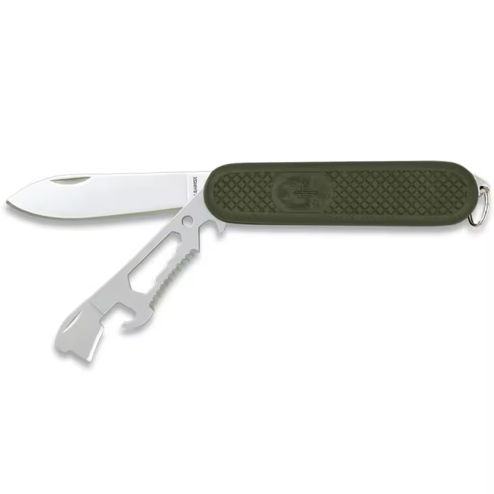 , Multiusos 7 Usos Verde, Hoja 7,7 cm , Navaja Y Multiusos, Exterior, Unisex, Verde, 11016_VRD // - 1