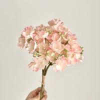 4 uds/paquete de flores de jazmín artificiales blancas, ramos artificiales decorativos DIY, flores falsas de plástico de simulación - details 16