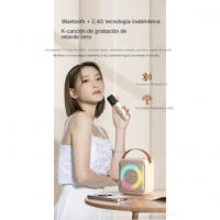 Máquina de Karaoke Portátil para Niños y Adultos, con Luces LED y Efectos de Sonido Variables, Regalo de Cumpleaños Familiar - details 3