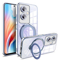Funda De Soporte de Anillo Magnético Transparente, Galvanoplastia Para OPPO A79 5G - details 8