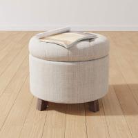 Moderno banco tapizado y acolchado con botón, para dormitorio, entrada, madera maciza, azul marino, 112 cm - details 12