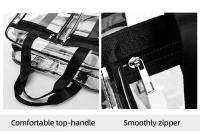 Bolsa de viaje transparente de PVC, bolsos de hombro tipo bandolera portátiles para deportes, senderismo al aire libre, natación, compras, bolso transparente - details 7