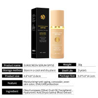 Base de maquillaje 4 en 1, protector solar SPF 50+, corrector hidratante líquido de larga duración, base impermeable, Maquillaje facial Natural - details 11