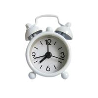Mini reloj despertador creativo de Metal, pequeño reloj despertador electrónico, mesa de escritorio para decoración de niños y estudiantes, 1 ud. - details 0