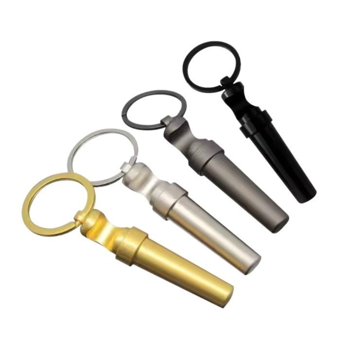 Mini abridor de latas multifuncional de aleación de zinc 3 en 1, herramientas de cocina para llavero de exterior, sacacorchos y abridor de botellas - 1