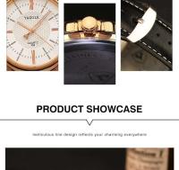 Reloj de Cuarzo Premium para Hombres YAZOLE Nuevo Reloj de Vestir de Cuero - details 12