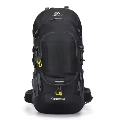 Bolsa de viaje para montañismo al aire libre, diseño reflectante nocturno, nailon, impermeable, resistente al desgaste - 1