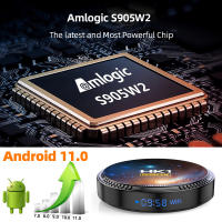 Android 11.0 RBOX W2T TV Box ATV Amlogic S905W2 2G/16G 4G/32G 64G 2.4G 5G WIFI Doble H.265 4K UHD - details 1