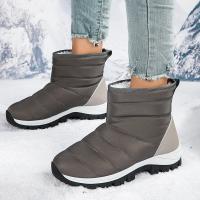 Botas cortas cálidas de invierno para mujer, botas de nieve de algodón cómodas para exteriores, botas martin, zapatos femeninos - details 4