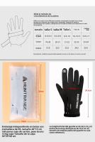 Guantes de invierno para hombres y mujeres, guantes calefactados con pantalla táctil, USB, impermeables, para acampar, senderismo, esquí, cálidos - details 0