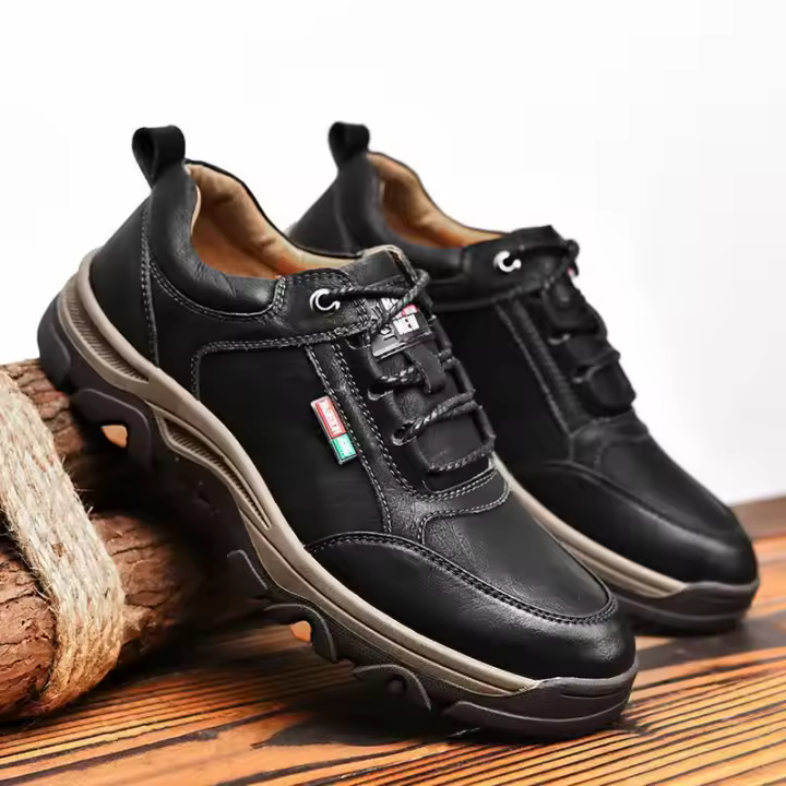 Zapatos Comodos para Negocios para Hombre 2024 Calzado Versátil de Cuero, Mocasines Antideslizantes Informales para Exteriores, Nuevos y Planos - 1