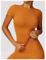 Camiseta Deportiva de Yoga de Nylon Secado Rápido Manga Corta Para Fitness al Aire Libre - details 4