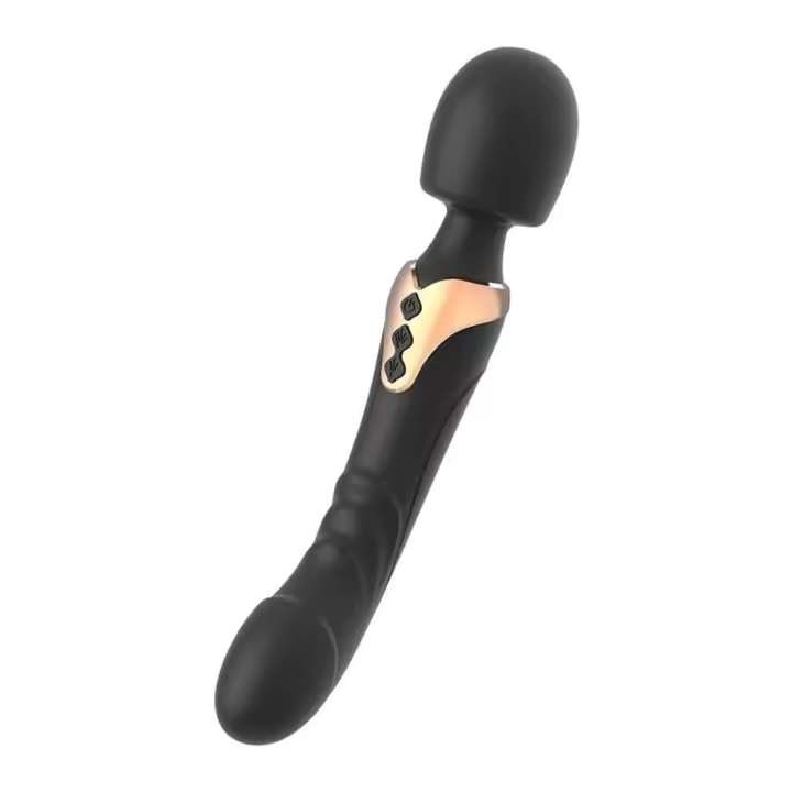 Vibrador Dual Motor de Silicona Wanda de Tamaño Grande con Masajeador G-spot y Estimulador de Clítoris Juguetes Sensuales para Adultos - 1