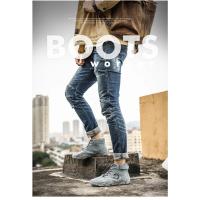 Zapatillas de deporte para hombre, botas cortas de felpa para deportes de senderismo al aire libre, zapatos informales de fondo suave para hombre, zapatos cómodos de marca originales - details 3