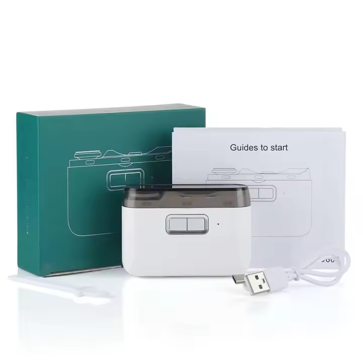 Cortadora eléctrica automática 2 en 1 para dedos de adultos, corte ligero, herramienta portátil para decoración de uñas - 1