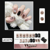 Prensa con patrón de corazón, arte de uñas pintado a mano, suministros de arte para mujeres y niñas - details 5