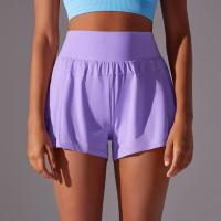 Pantalones cortos transpirables de cintura alta para mujer, pantalón corto para gimnasio, correr, tenis, doble cara, antibrillo, pantalones cortos deportivos informales - details 19
