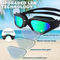 Gafas de natación polarizadas anti-vaho, Protección UV Impermeable, Gafas de Natación para Hombres, Mujeres - details 2