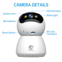 Cámara de Seguridad IP Inalámbrica Jooan de 5MP Monitor de Bebé con Audio de Dos Vías - details 1
