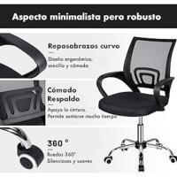 Silla de Oficina de T-LoVendo Ergonómica con Ruedas y Soporte Lumbar. Vista general