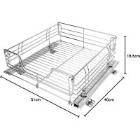Cestas organizadoras extraíbles para muebles de cocina, metálicas - details 6