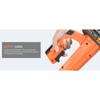 Recortadora inalámbrica Weed Wacker -GUIFIN Cortacésped de 21 V con 2 baterías de iones de litio de 2,0 Ah y 3 tipos de cuchillas de corte, potencia compacta - details 6