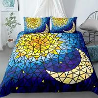 Conjunto de Cama de Estrellas Galaxia Cubierta de Edredón Suave para Niños y Niñas - details 15