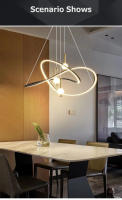 LEFAN-Luz LED moderna para habitación, iluminación creativa para comedor, 80CM - details 4
