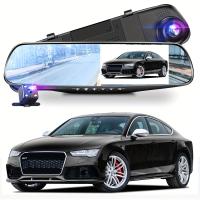 Cámara De Vigilancia De Coche Con Grabación Dual En Espejo Retrovisor Y monitoreo De Coche Con Grabación Frontal Y Trasera - details 0