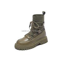 Nuevos modelos de lanzamiento, botas famosas, calcetines de tacón alto, zapatos de invierno para mujer, moda americana barata 2025 - details 0