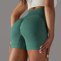 Nessaj-pantalones cortos sin costuras para mujer, Shorts deportivos elásticos de realce de cadera, transpirables, para gimnasio - details 21