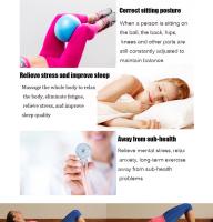 Bolas pequeñas de Yoga para Pilates, accesorio inflable de PVC de 25cm, 9,8 pulgadas, para gimnasia y ejercicio - details 4