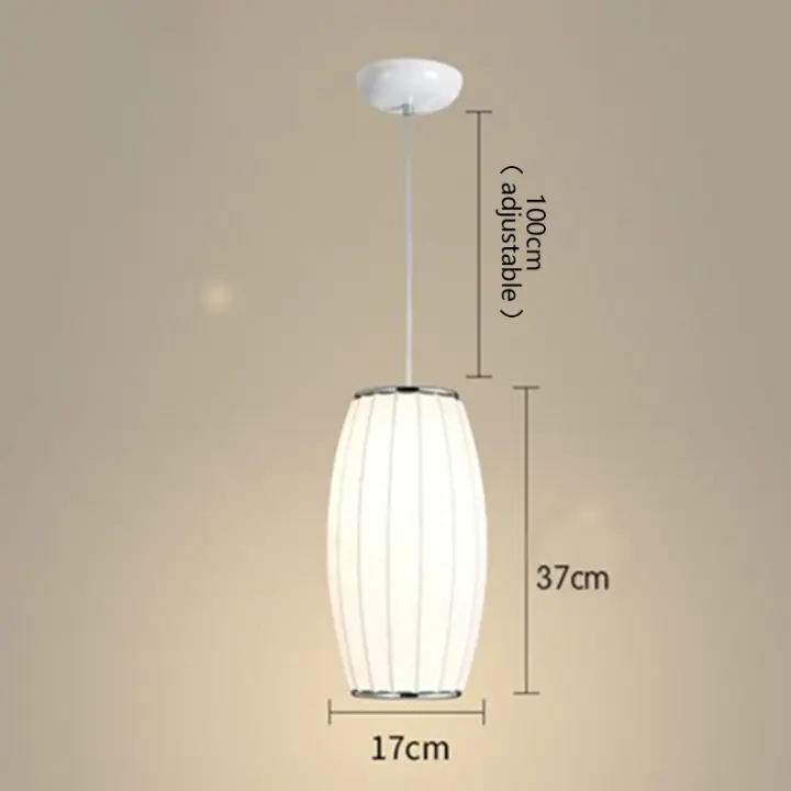 Candelabro de tela de estilo japonés, luz de techo para comedor, lámpara colgante, accesorios de iluminación para casa de té y restaurante - 1
