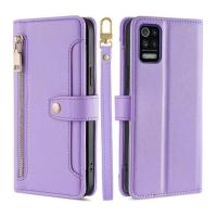 Magnético de cuero multifuncional para LG K52, funda protectora con cremallera, de moda - details 13