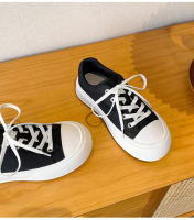 Pastel de queso nueva tendencia color coincidencia plataforma casual tablero zapatos versátil aumento de altura cabeza redonda zapatos blancos - details 32