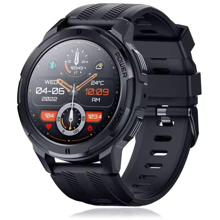 Reloj Inteligente con Llamadas para Hombre, SmartWatch con Bluetooth 120 y modo de Deportes, batería de 410mAh, para Android e iOS - 1